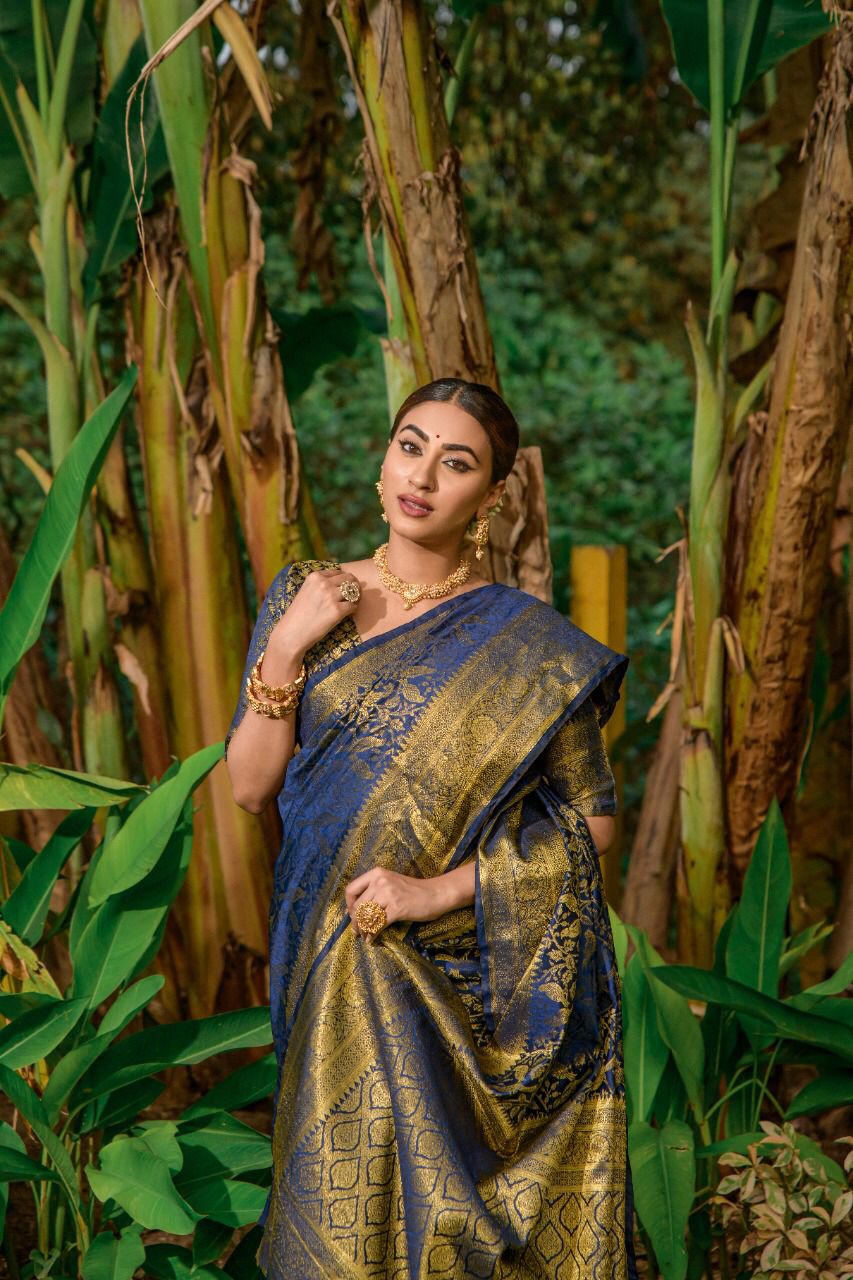 Mandakini Silk 3 Lichi Silk Designer Sarees Catalog